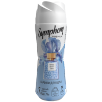 Symphony Premium гранулы для ароматизации белья Голубые цветы и амбра, 200гр